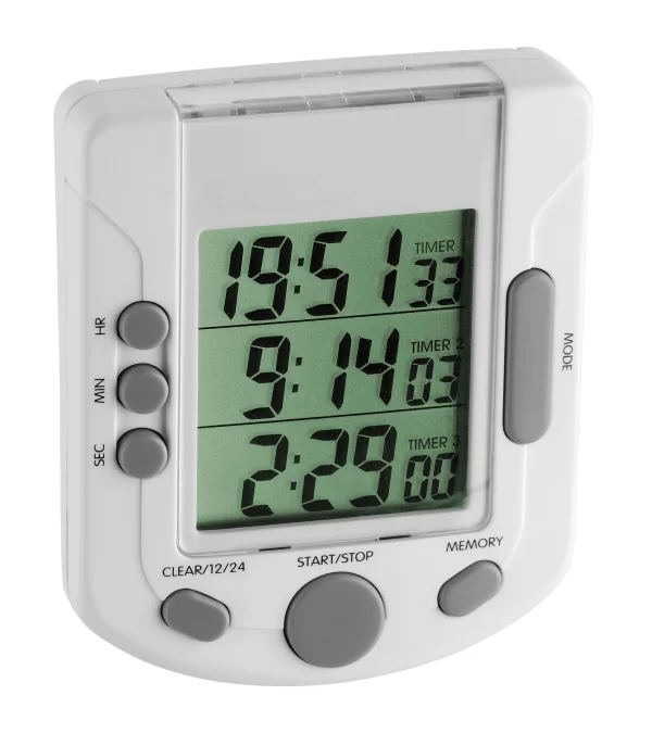 TFA Dostmann TFA 38.2020 Digitaler 3-fach-Timer TRIPLE TIME 1