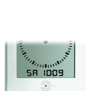 TFA Dostmann TFA 60.4506 Digitale Funk-Wanduhr Mit Analogem Zifferblatt Und Raumklima DIALOG 10