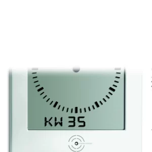 TFA Dostmann TFA 60.4506 Digitale Funk-Wanduhr Mit Analogem Zifferblatt Und Raumklima DIALOG 12