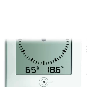 TFA Dostmann TFA 60.4506 Digitale Funk-Wanduhr Mit Analogem Zifferblatt Und Raumklima DIALOG 14