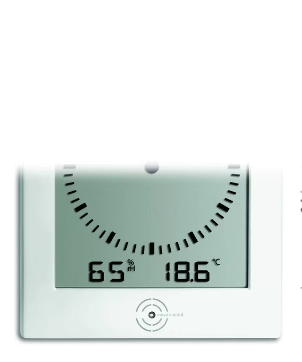 TFA Dostmann TFA 60.4506 Digitale Funk-Wanduhr Mit Analogem Zifferblatt Und Raumklima DIALOG 5