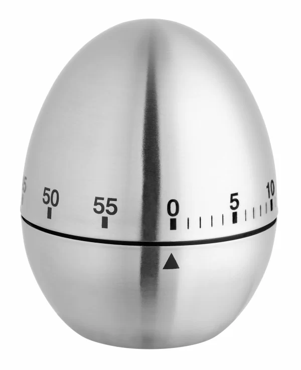 TFA Dostmann TFA 38.1026 Analoger Küchen-Timer Aus Edelstahl EI 1