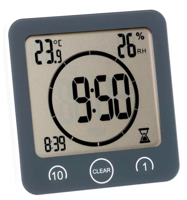 TFA Dostmann TFA 60.4001.10 Baduhr Küchenuhr Mit Timer 1