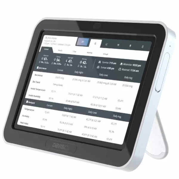 Davis 6313EU Weatherlink Touch Funk-Konsole Display Für Vantage Pro 2 Und Vue 3