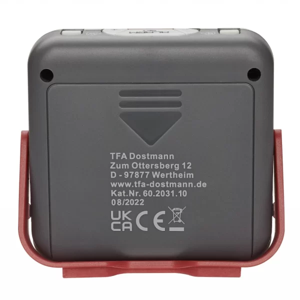 TFA Dostmann TFA 60.2031 BUZZ Digitaler Reisewecker Mit Vibration Quarzwecker 5