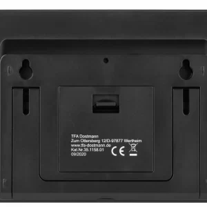 TFA Dostmann Funk-Wetterstation Elements TFA 35.1158.01 Display Auf Deutsch Mondphase 11