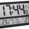 TFA Dostmann TFA 60.4521 Digitale XL-Funkuhr Mit Außen- Und Innentemperatur Datum Wochentag 7