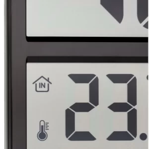 TFA Dostmann TFA 60.4521 Digitale XL-Funkuhr Mit Außen- Und Innentemperatur Datum Wochentag 9