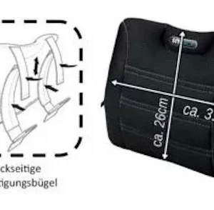 Sitback Air Rückenkissen Mit Luftpumpe Lordosenkissen 6
