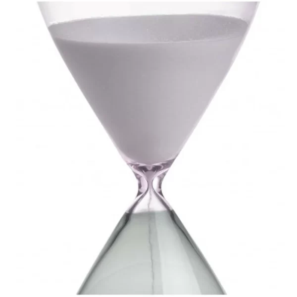 TFA Dostmann Sanduhr Aus Glas TFA 18.6011.02.40 Designsanduhr Zeitmesser Timer 1