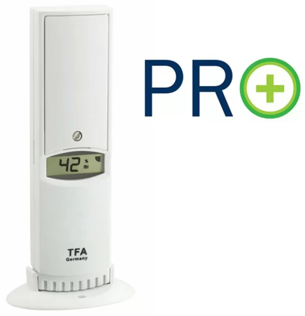 TFA Dostmann TFA 30.3312.02 Temperatur-Luftfeuchtesender Mit PRO Funktion Für WeatherHub-Gateway 1