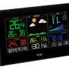 TFA Dostmann Funk-Wetterstation View Breeze Mega TFA 35.8001.01.89 Funk Windmesser Farbdisplay WLAN 2 Display 16